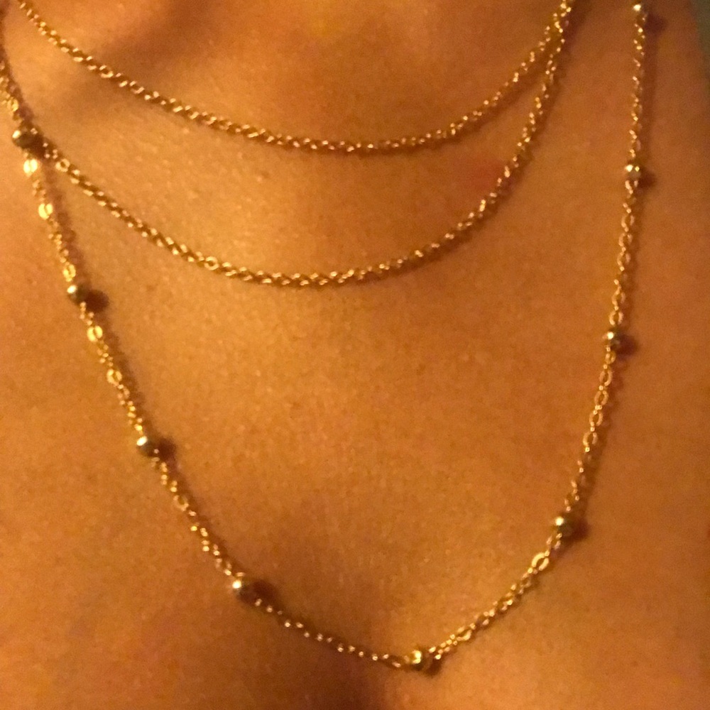 Layered necklace